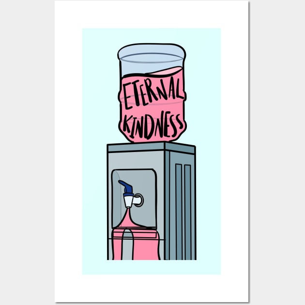 eternal kindness dispenser Wall Art by good scribbles